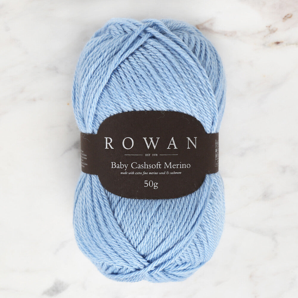 Rowan Baby Cashsoft Merino 50gr Mavi El Örgü İpi - 00111